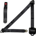 Allstar Performance 3-Point Retractable Seat Belt, Black AL374877